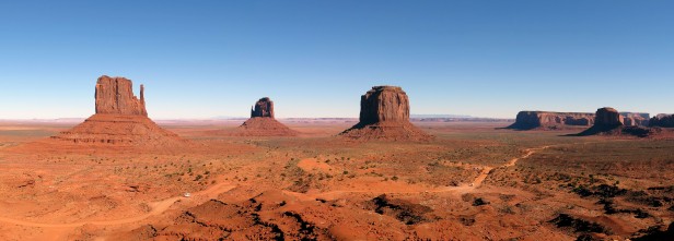 We were thinking of cycling through, but as you can see it's not really road bike friendly. Monument Valley, UT, USA